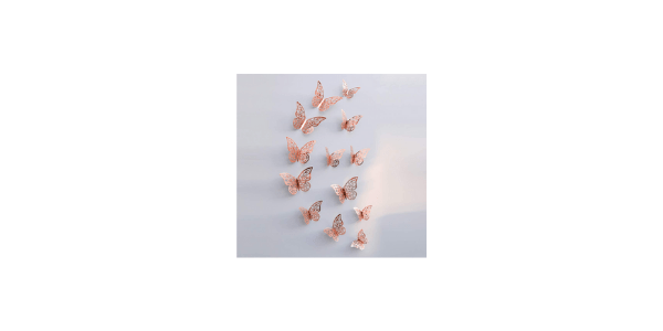 3D Wall Stickers Reflective Butterfly