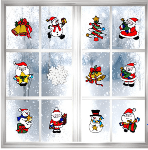 Boao Christmas Window Sticker