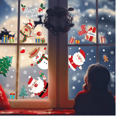 Yoka Christmas Window Stickers