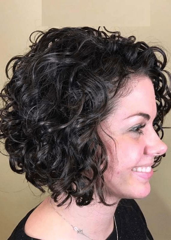 Curly Hair or Waves Short Hair