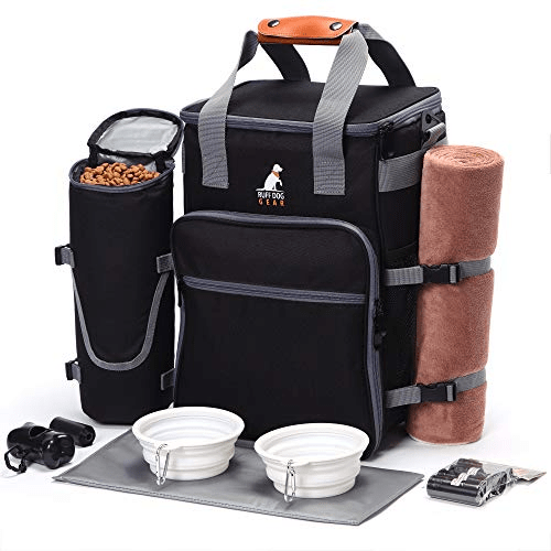 Dog Backpack with Pet Food Container