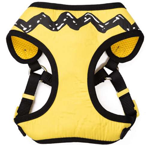 Peanuts for Pets Charlie Brown Yellow Dog Harness